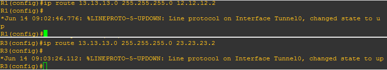 Routes R1 and R3 (II)